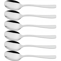 Jogo 6 Colheres Sobremesa Cosmos Aço Inox Tramontina